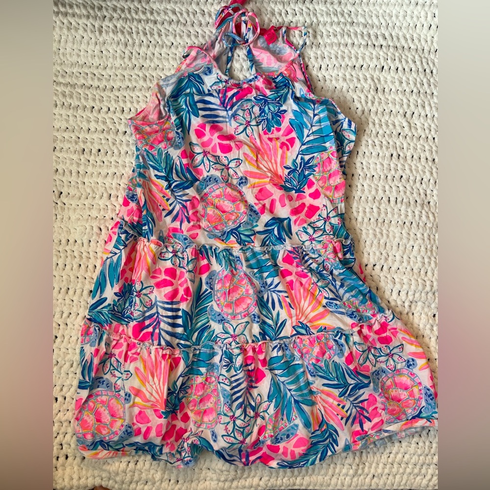 Lilly Pulitzer swing dress (tie back)